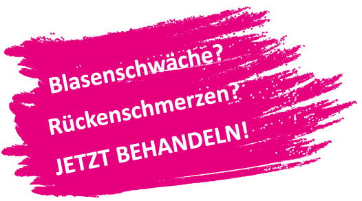 Blasenschwäche oder Rückenschmerzen? Jetzt behandeln!